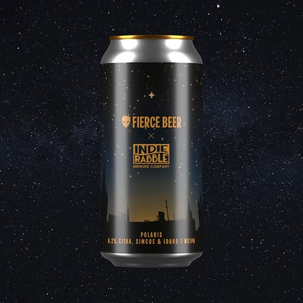 Polaris (Indie Rabble collab) - Fierce Beer IPA - American 440ml - 1