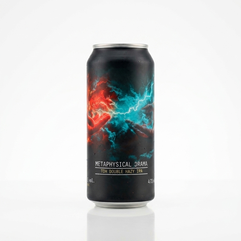 Metaphisical Drama - Spartacus Brewing IPA - Imperial / Double New England / Hazy 440ml - 2