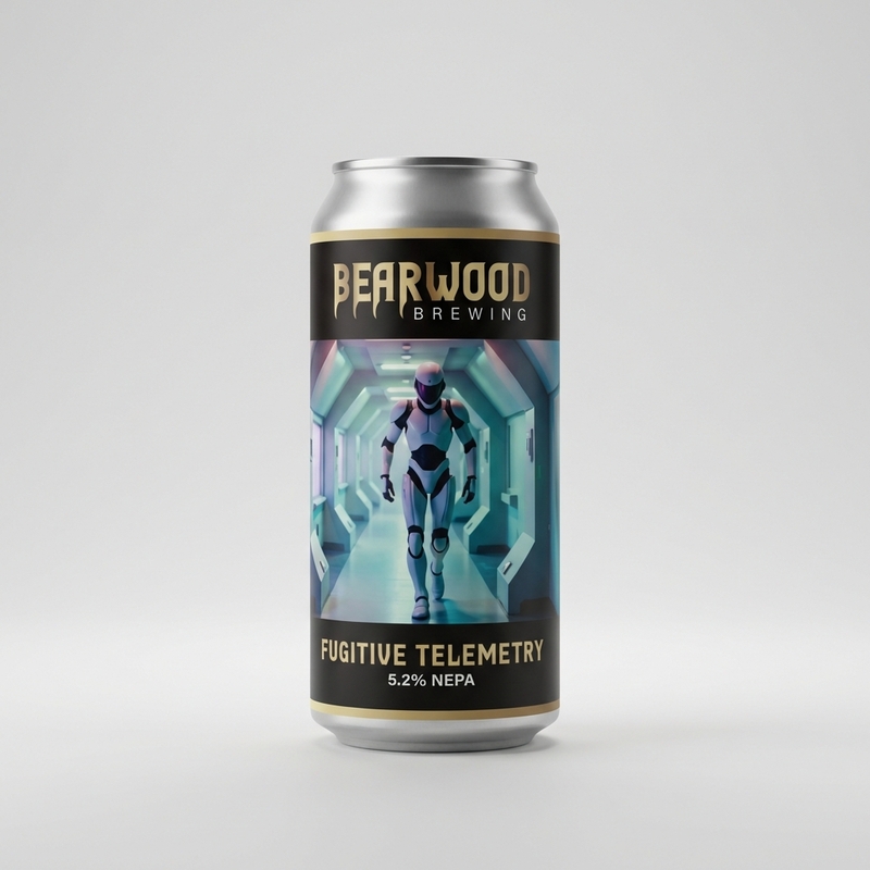 Fugitive Telemetry - Bearwood Brewing Pale Ale - New England / Hazy 440ml - 1