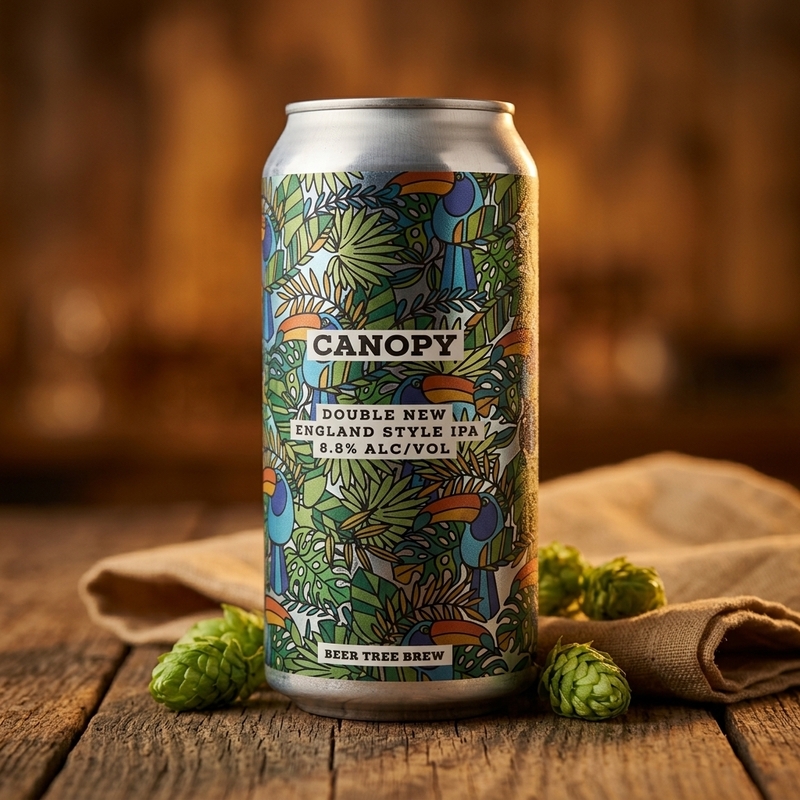 Canopy - Beer Tree Brew IPA - Imperial / Double New England / Hazy 473ml - 1