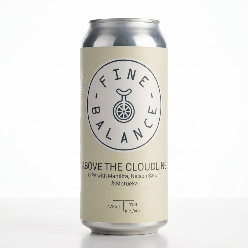 Above the Cloudline - Fine Balance Brewing IPA - Quadruple 473ml - 2