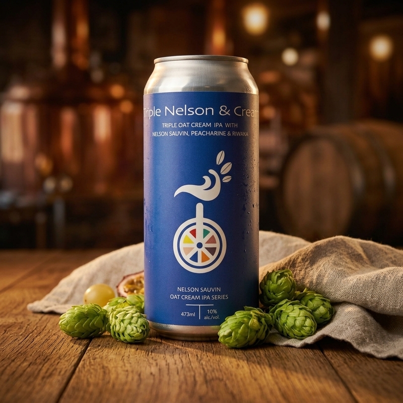 Triple Oats & Cream (Nelson Sauvin & Citra) - Fine Balance Brewing IPA - Triple New England / Hazy 473ml - 1