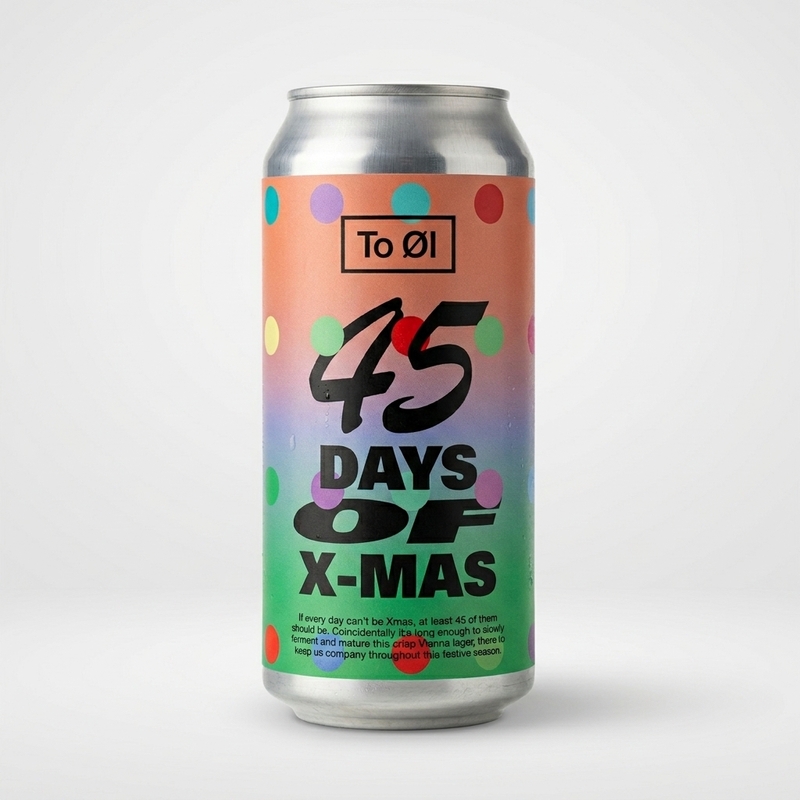 45 Days Xmas - To Øl CPH Lager - Vienna 440ml - 2