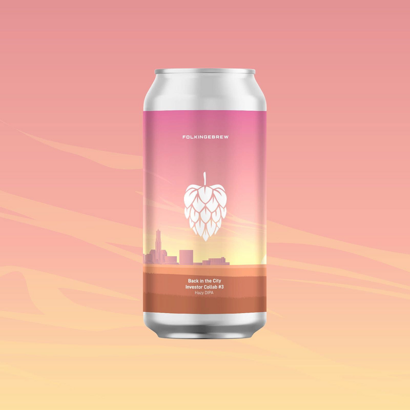 Back In The City (Investor Collab #3) - Folkingebrew IPA - Imperial / Double New England / Hazy 440ml - 1