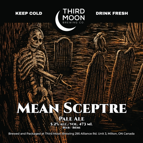 Mean Sceptre - Third Moon Brewing Company Pale Ale - New England / Hazy 473ml - 1
