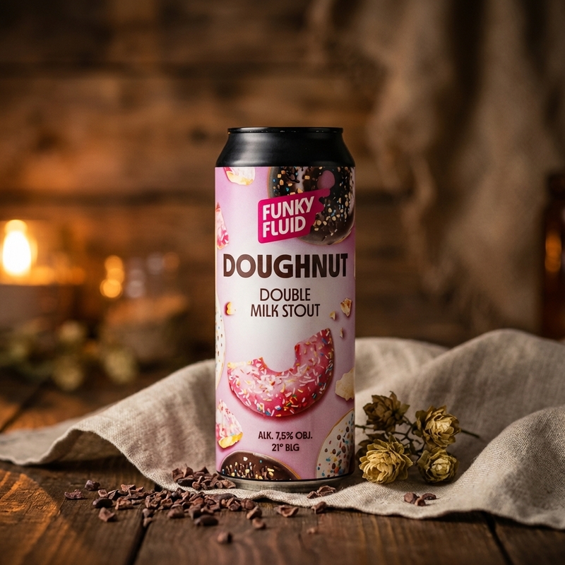 Doughnut - Funky Fluid Stout - Imperial / Double Pastry 500ml - 2