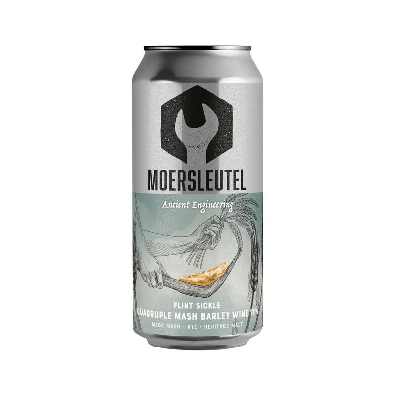 Ancient Engineering: Flint Sickle - Moersleutel Craft Brewery Barleywine - English 440ml - 1