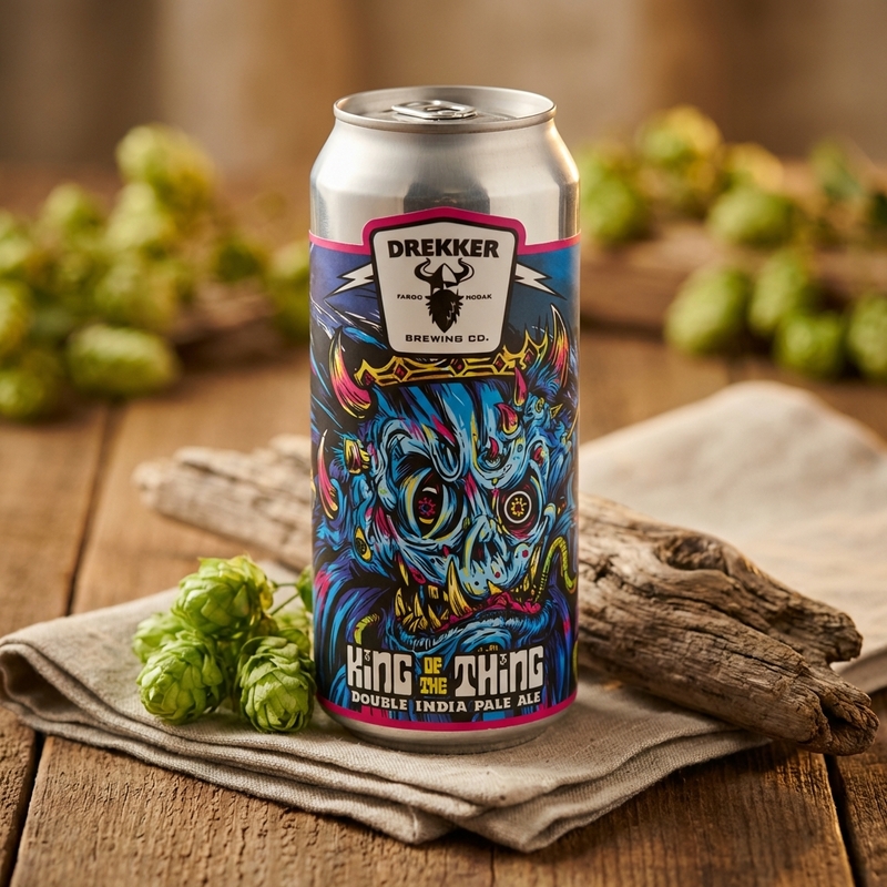 King of the Thing - Drekker Brewing Company IPA - Imperial / Double New England / Hazy 473ml - 2