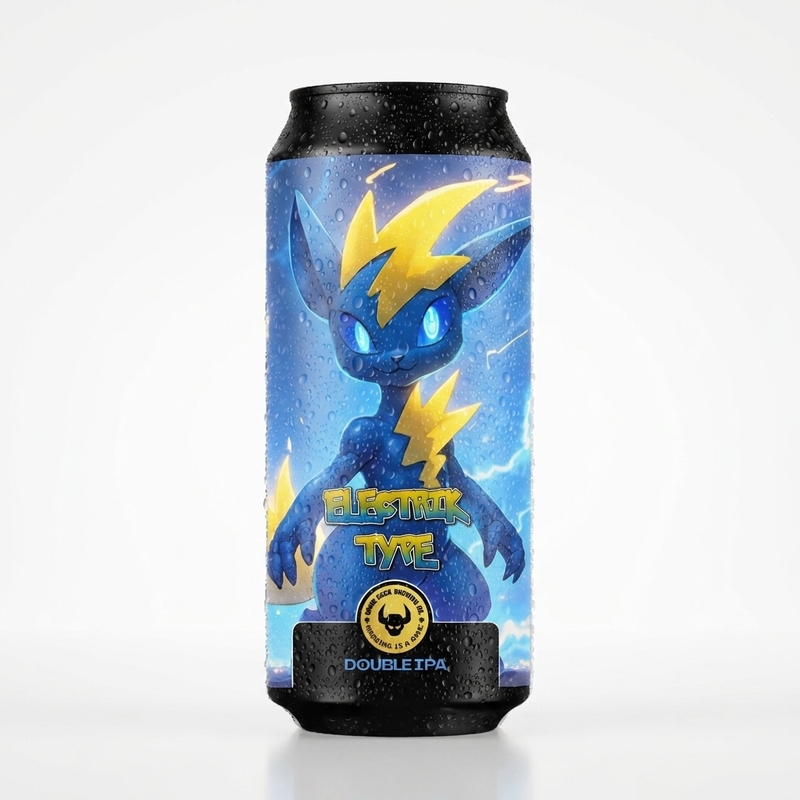 Electrik Type - Game Over Brewing Co. IPA - Imperial / Double New England / Hazy 440ml - 2