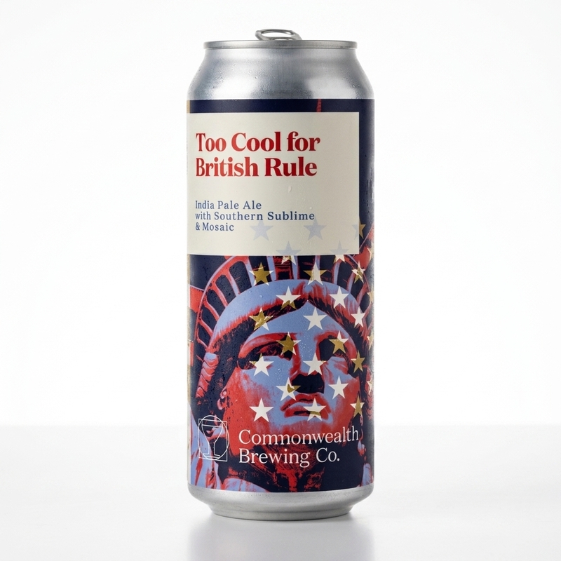 Too Cool For British Rule - Commonwealth Brewing Company IPA - New England / Hazy 473ml - 2