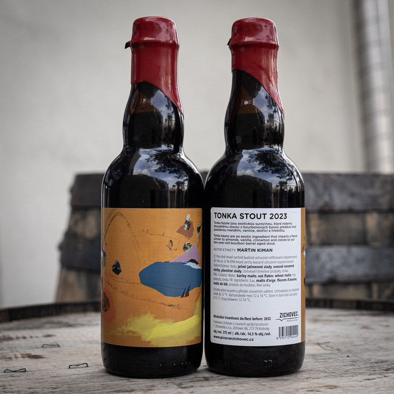 Tonka Stout 2023 - Rodinný pivovar Zichovec Stout - Imperial / Double Pastry 375ml - 1
