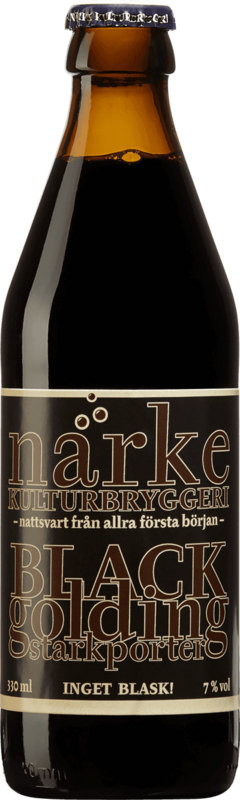 Black Golding Starkporter - Närke Kulturbryggeri Porter - Baltic 330ml - 1