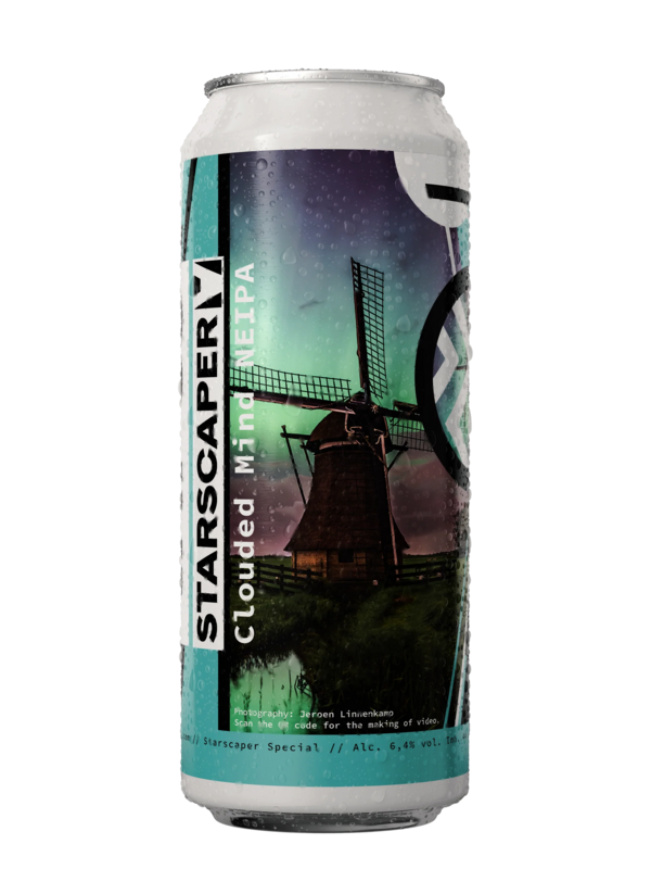 Starscaper: Clouded Mind - VAT'33 IPA - New England / Hazy 440ml - 1