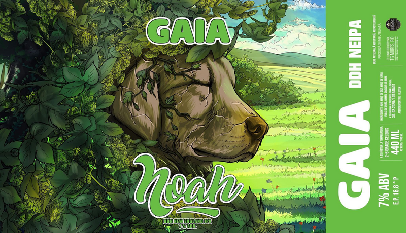 Gaia - Bere Noah IPA - New England / Hazy 440ml - 1