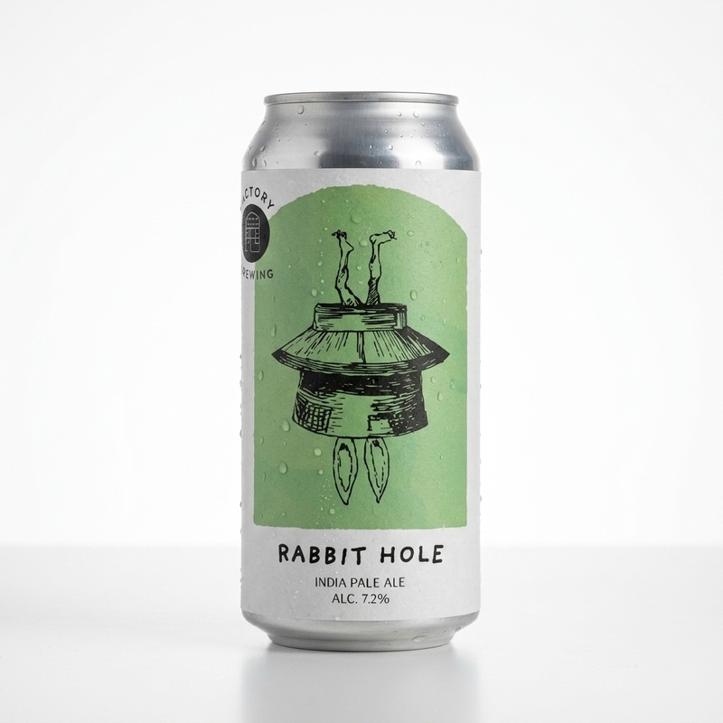 Rabbit Hole - Factory Brewing IPA - New England / Hazy 440ml - 2
