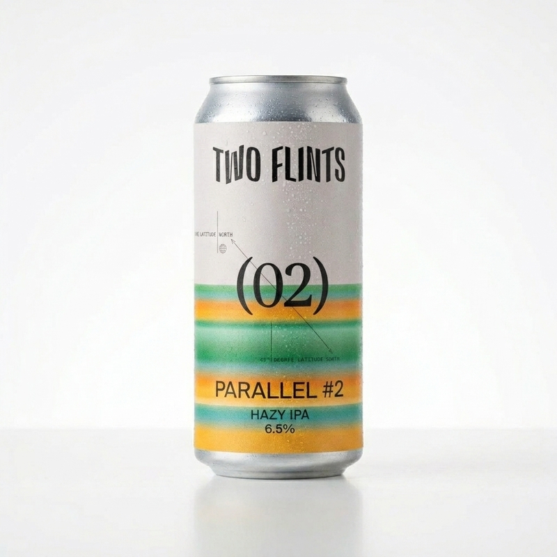 Parallel #2 - Two Flints Brewery IPA - New England / Hazy 440ml - 1