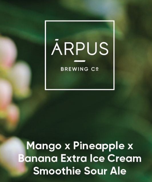 Mango x Pineapple x Banana Extra Ice Cream Smoothie Sour Ale - Ārpus Brewing Co. Sour - Smoothie / Pastry 440ml - 1