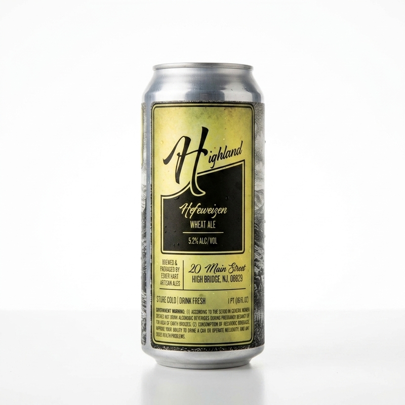 Highlands - Esker Hart Artisan Ales Wheat Beer - Hefeweizen 473ml - 2