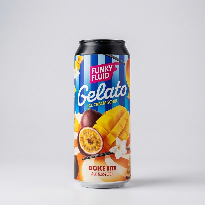 Gelato: Dolce Vita - Funky Fluid Sour - Smoothie / Pastry 500ml - 1