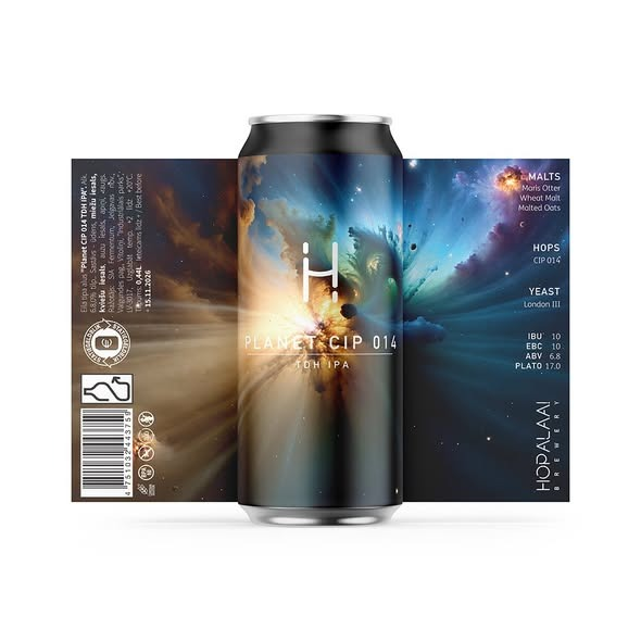 Planet CIP 014 - Hopalaa IPA - New England / Hazy 440ml - 1
