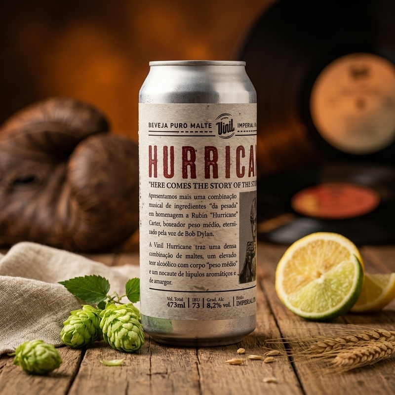 Hurricane - Cerveja Vinil IPA - Imperial / Double 473ml - 1