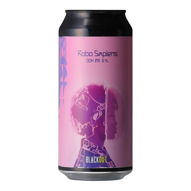 Robo Sapiens - Blackout Brewing IPA - New England / Hazy 440ml - 1