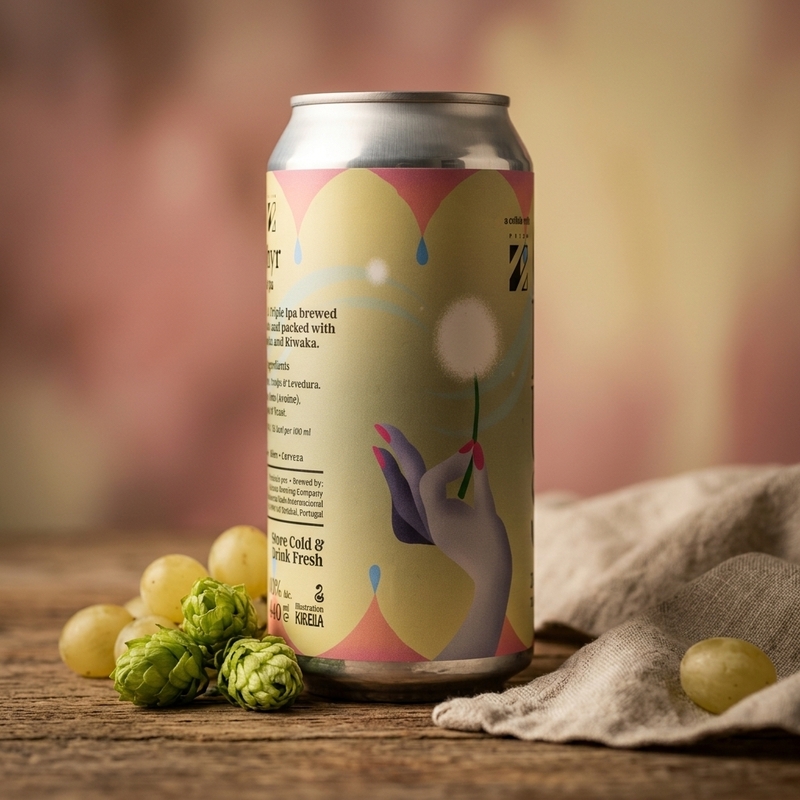 Zéphyr (Prizm collab) - Ophiussa Brewing Co. IPA - Triple New England / Hazy 440ml - 2