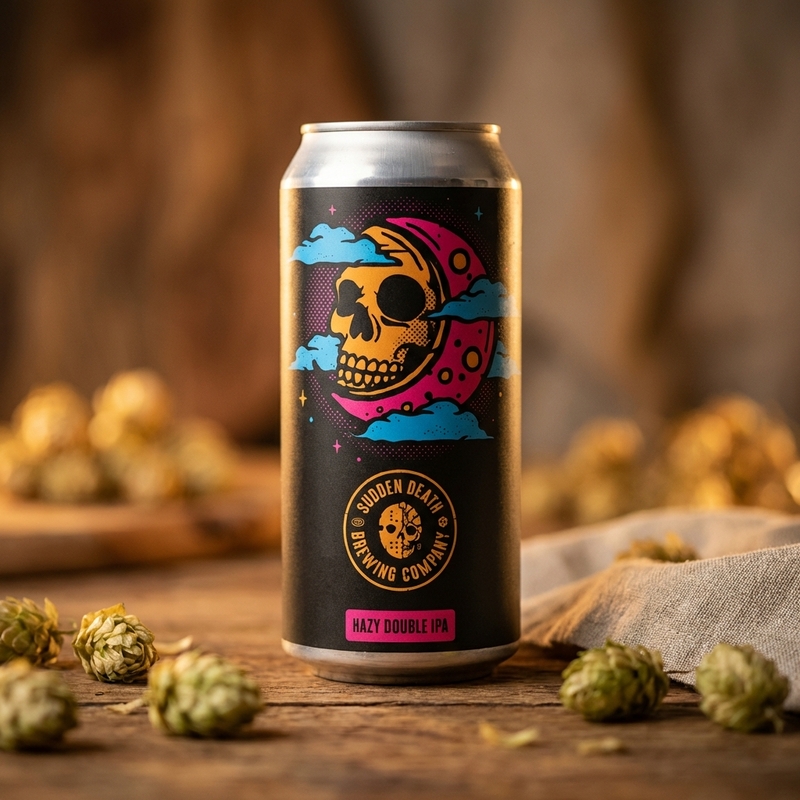 Luna Mortua - Sudden Death Brewing Co. IPA - Imperial / Double New England / Hazy 440ml - 2