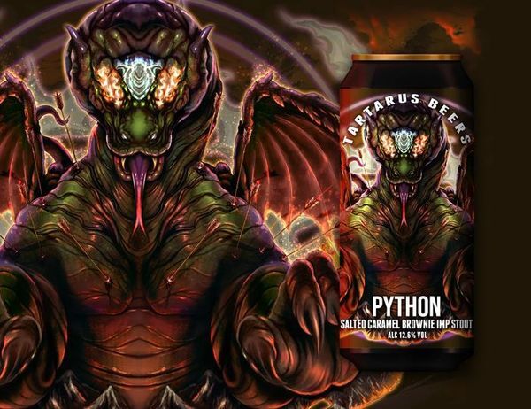 Python - Tartarus Beers Stout - Imperial / Double Pastry 440ml - 1
