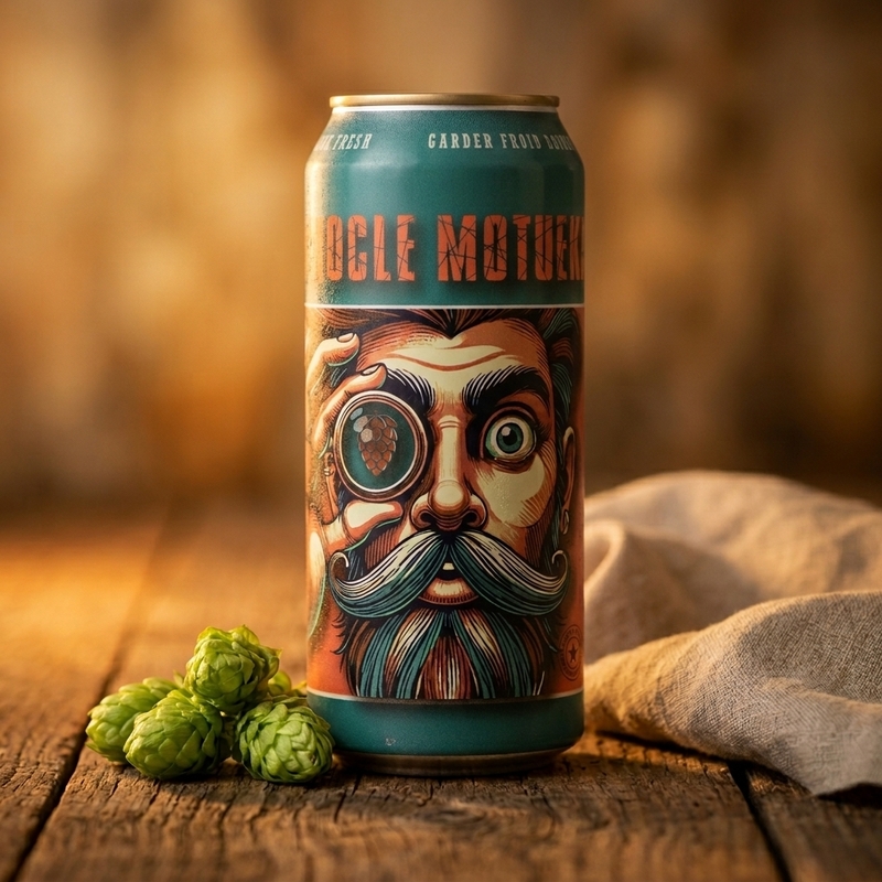 MONOCLE MOTUEKA - BreWskey IPA - New England / Hazy 473ml - 1