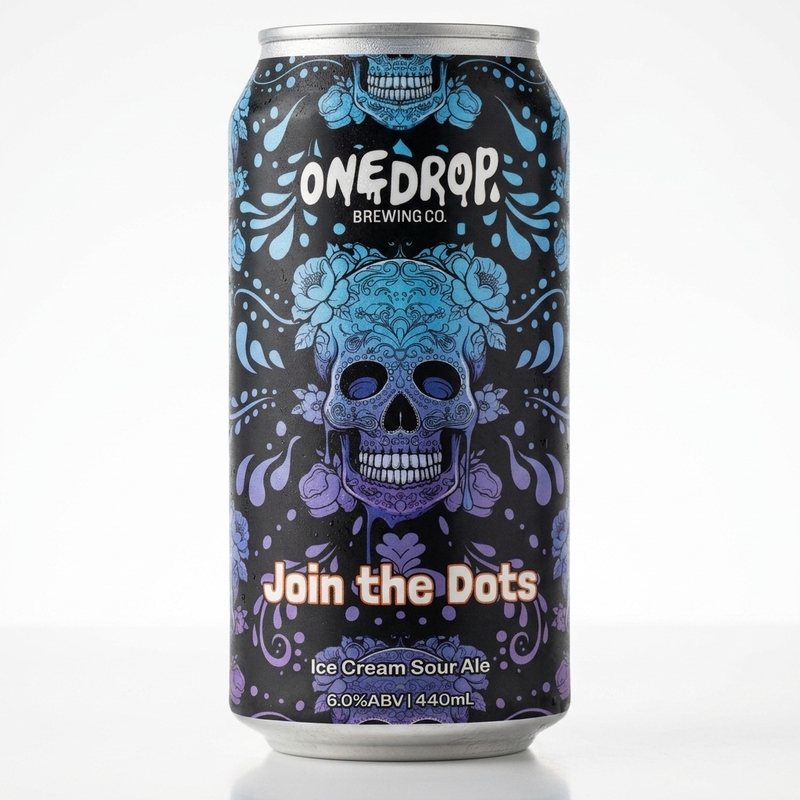 Join the Dots - One Drop Brewing Co Sour - Smoothie / Pastry 440ml - 2