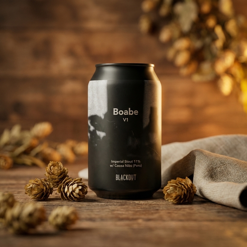Boabe - V1 (Peru) - Blackout Brewing Stout - Imperial / Double 330ml - 2