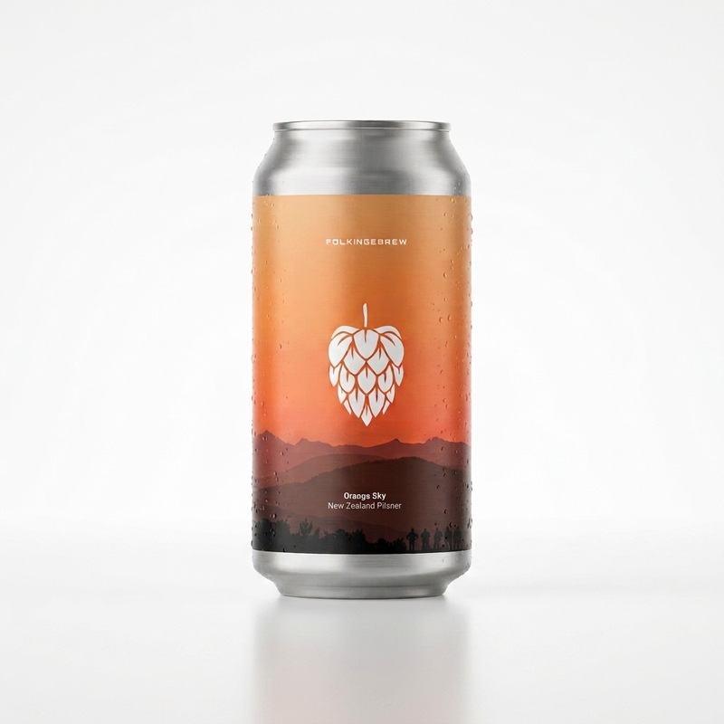 Orange Sky - Folkingebrew Pilsner - New Zealand 440ml - 2