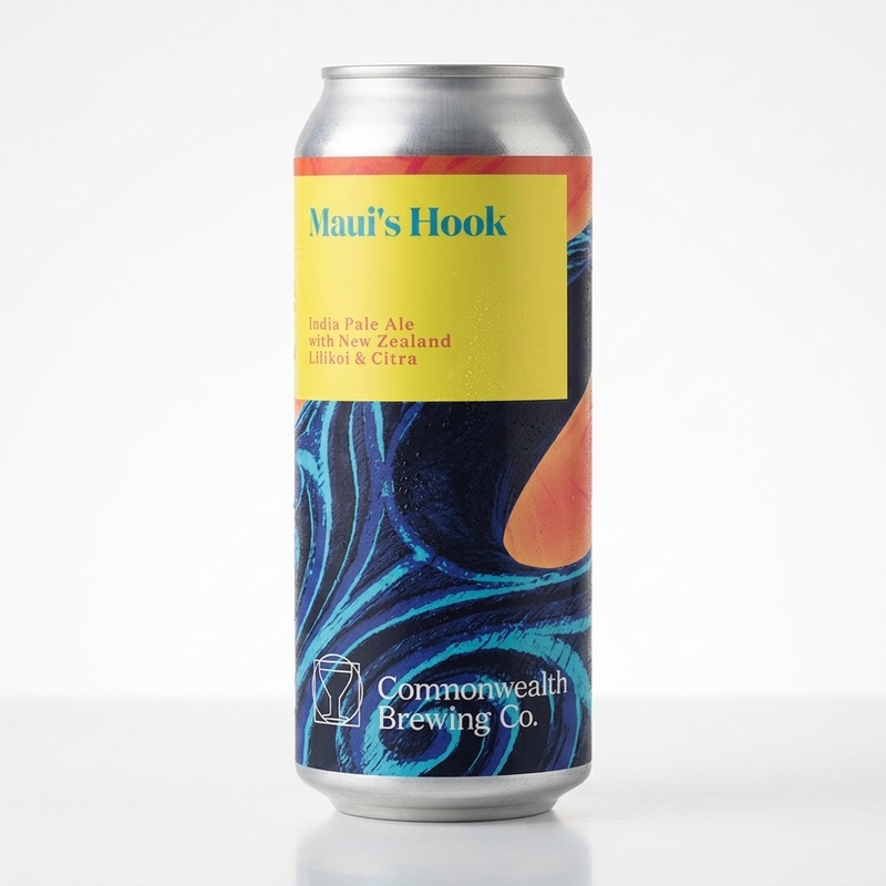 Maui's Hook - Commonwealth Brewing Company IPA - New England / Hazy 473ml - 2