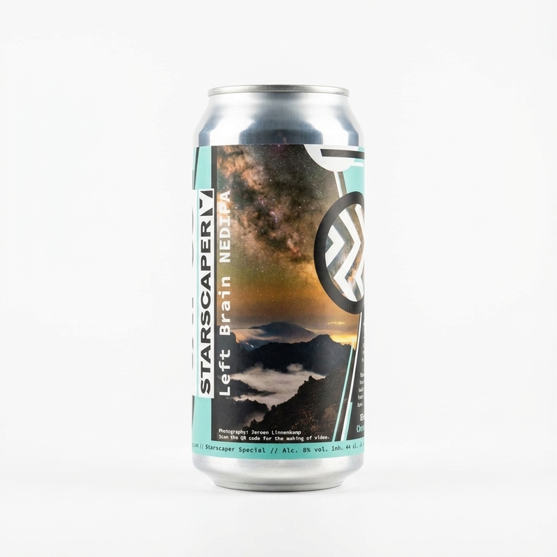 Starscaper: Left Brain - VAT'33 IPA - New England / Hazy 440ml - 1