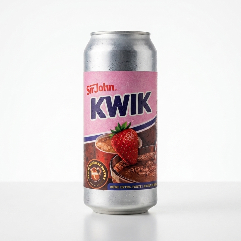 Kwik Fraise - Brasserie Sir John Brewing Co. Stout - Imperial / Double Pastry 473ml - 2