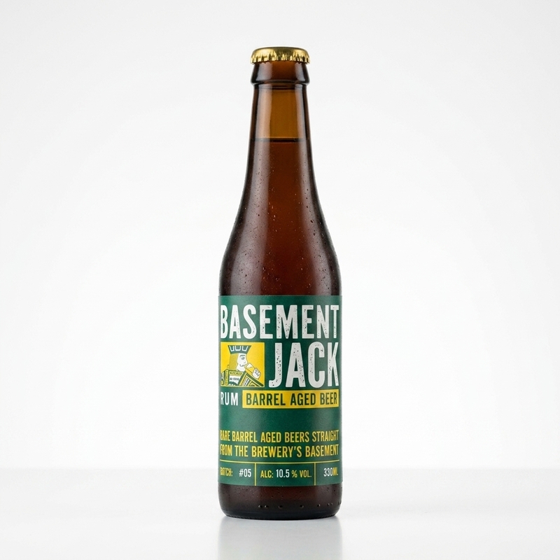 Basement Jack #5 Rum Barrel Aged - Brouwerij Het Nest Belgian Strong Golden Ale 330ml - 2