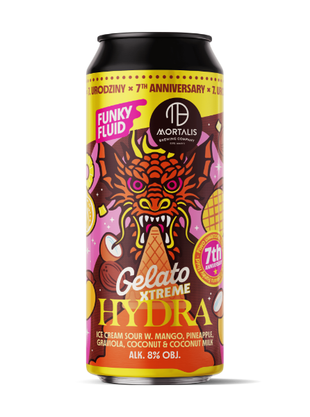 Gelato XTREME: HYDRA - Funky Fluid Sour - Smoothie / Pastry 500ml - 1