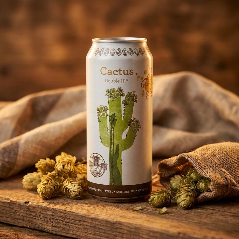 Cactus - Tilted Barn Brewery IPA - Imperial / Double New England / Hazy 473ml - 2