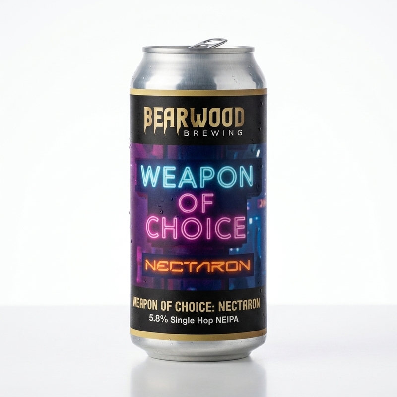 Weapon Of Choice : Nectaron - Bearwood Brewing IPA - New England / Hazy 440ml - 2