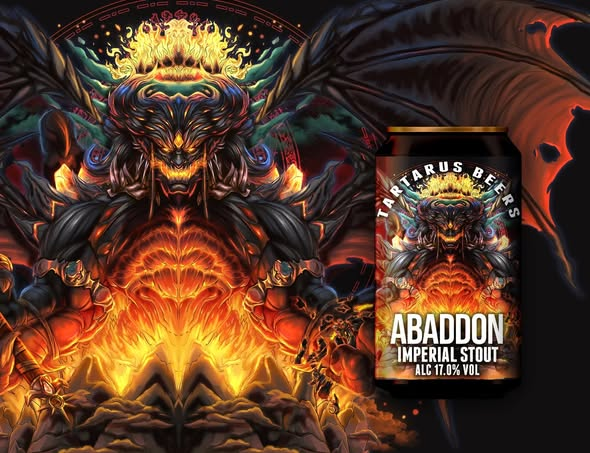 Abaddon 2025 - Tartarus Beers Stout - Imperial / Double 330ml - 1