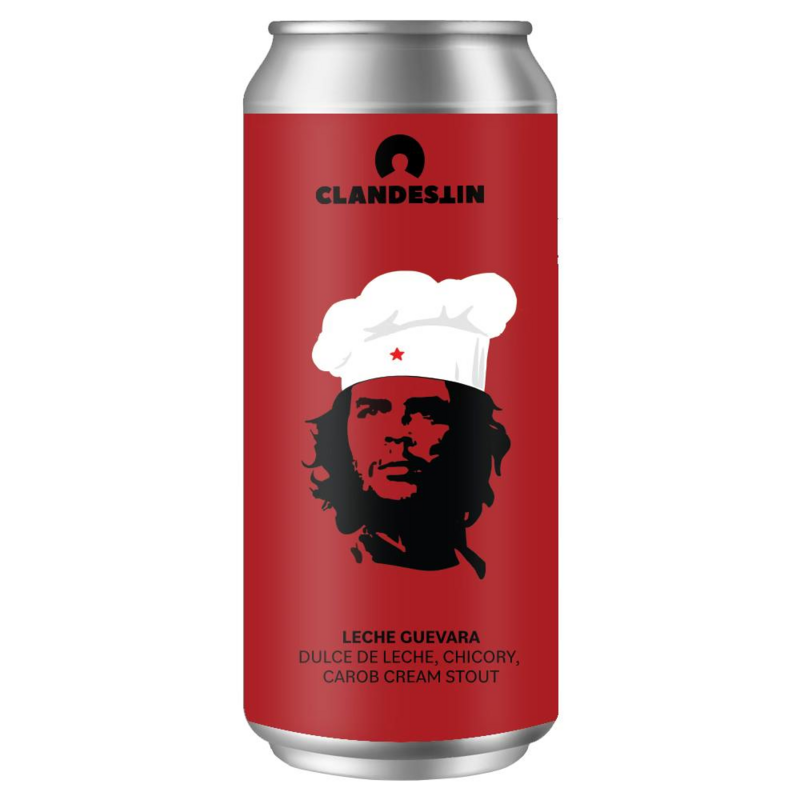 LECHE GUEVARA - Clandestin Beer Stout - Imperial / Double Pastry 500ml - 1