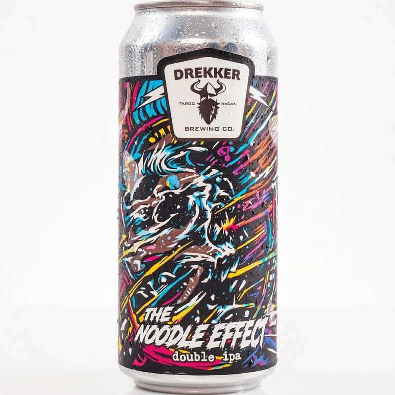 The Noodle Effect - Drekker Brewing Company IPA - Imperial / Double New England / Hazy 473ml - 2
