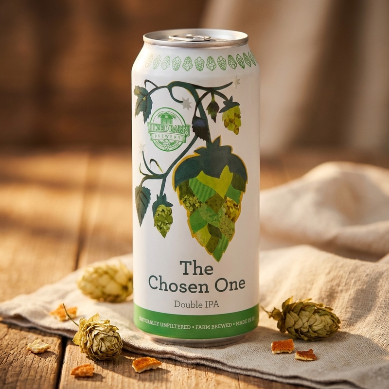 The Chosen One - Tilted Barn Brewery IPA - Imperial / Double New England / Hazy 473ml - 2