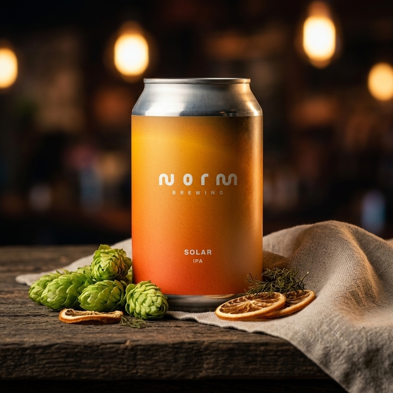 Solar - Norm Brewing IPA - New England / Hazy 330ml - 2