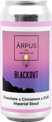 Ārpus x Blackout Chocolate x Cinnamon x Chilli Imperial Stout - Ārpus Brewing Co. Stout - Imperial / Double Pastry 440ml - 1