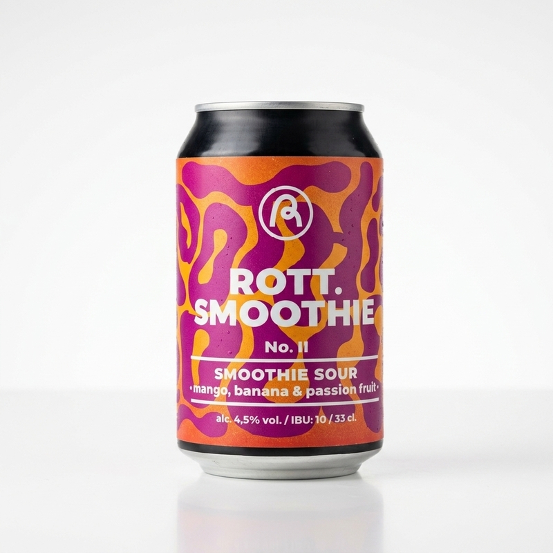 ROTT.SMOOTHIE No. II "Mango, Banana & Passion Fruit" - ROTT. Brouwers Sour - Smoothie / Pastry 330ml - 2