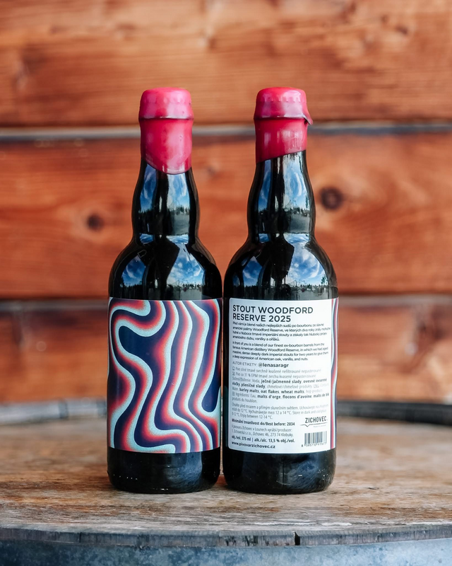 Stout Woodford Reserve 2025 - Rodinný pivovar Zichovec Stout - Imperial / Double 375ml - 1