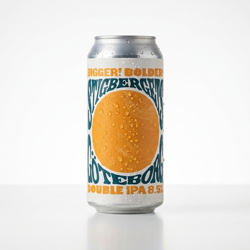 Bigger! Bolder! - Stigbergets Bryggeri IPA - Imperial / Double New England / Hazy 440ml - 2