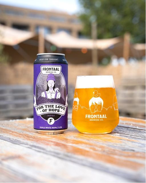 For the Love of Hops 'Indigo' - Frontaal Brewing Co. IPA - Triple 440ml - 1